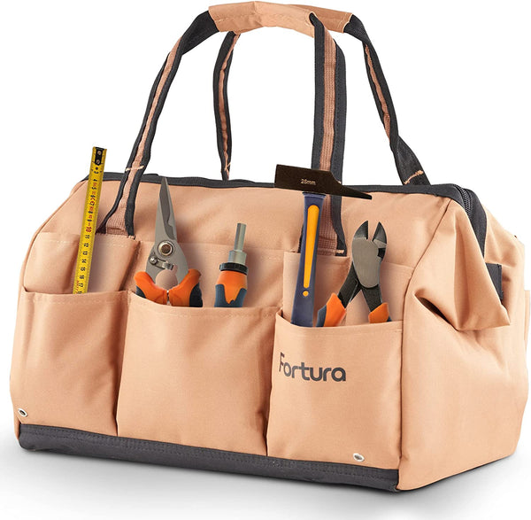 Fortura Werkzeugtasche/Werkzeugaufbewahrung/Werkzeugtasche leer/Werkzeugtasche klein (Ohne Schultergurt) Arbeitstasche Herren