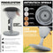 SteinLife Cone - Sitzhocker ergonomisch mit Schwingeffekt - [Höhenverstellbar] - Bürohocker Arbeitshocker Drehhocker Hocker für Büro und Arbeitszimmer [rutschfest] | Farbe wählen (Schwarz)