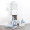 Kinder Aufbewahrungsboxen Colonne - grau und blau 34 × 139 cm - Grau - Atmosphera créateur d'intérieur