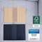 D&D Living® Sofatablett - Couch Ablage flexibel für Armlehne mit Anti-Rutsch Kork Pad | Tablett für Sofa mit 47x34 cm, nachhaltiges Bambus Natur Groß