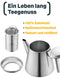 SILBERTHAL Edelstahl Teekanne mit Siebeinsatz 1l – Doppelwandige Kanne mit Deckel – Silber
