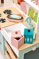 Tenderleaf Toys Spielküchen-Serie aus Holz mit Zubehör für Kinder – Rollenspiel und soziale Entwicklung für Kinder ab 3 Jahren