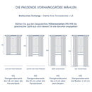 Blumtal 2er-Set Gardinen Verdunklungsvorhänge Blickdicht - Elegante Wärmeisolierende Vorhänge mit Ösen, Thermovorhang für alle Fenster und Jahreszeiten, 265 x 140 cm, Anthrazit