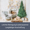 Juskys Weihnachtsbaum 120 cm künstlich mit Ständer, naturgetreue Zweige, einfache Stecktechnik, Tannenbaum Christbaum Weihnachtsdeko Innen