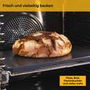 SILBERTHAL Pizzastein für Gasgrill & Backofen – Beschichtet – Rechteckig 30×38 cm – Steinplatte aus Cordierit zum Pizza- & Brot backen