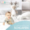 Kids Supply Bettgitter [200x80cm ] - Sicheres & höhenverstellbares Bettschutzgitter [70-90cm] - Rausfallschutz Bett für Kinder Bett & Elternbett [Eine Seite]