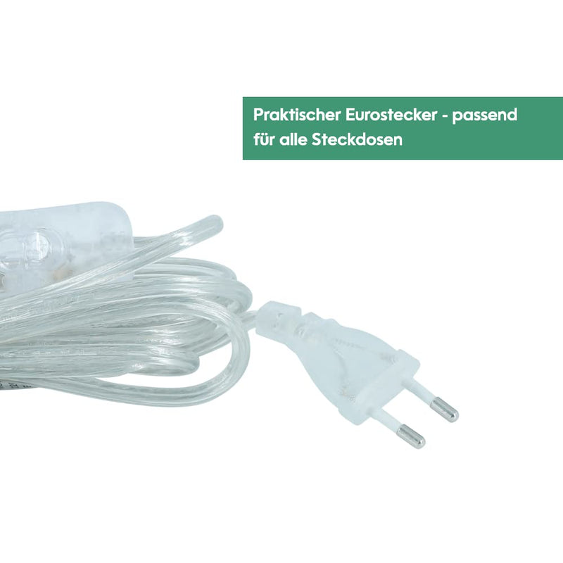 Venso EcoSolutions Fassung E27 mit 4 m Kabel, Transparent/Weiß, E501400