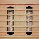 Artsauna Infrarotkabine Nyborg S120V Vollspektrumstrahler, 2 Personen, 120x105x190 cm, LED Farblicht & Glastür, Infrarotsauna Wärmekabine Sauna