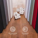 Blumtal® Basics Jersey Spannbettlaken 180x200cm -Oeko-TEX Zertifiziert, 100% Baumwolle Bettlaken, bis 20cm Matratzenhöhe, Weiß