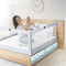 Kids Supply Bettgitter [150x80 cm]- Sicheres & höhenverstellbares Bettschutzgitter [70-90 cm]- Rausfallschutz Bett für Kinder Bett & Elternbett [eine Seite]