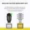 BELFORT® Gitarrensaiten Konzertgitarre, Saiten für klassische Gitarre aus Nylon und Silber, Akustikgitarre (6-Saiten Set) - Inkl. 4 Plektren + extra hoher E-Saite
