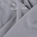 Blumtal Kissenbezug 50x50 cm mit Reißverschluss - 2er Set Kissenbezüge, Grau, Kopfkissenbezug aus weichem Mikrofaser - waschbare Kissenhülle, Oeko-TEX Zertifiziert - für Kissen 50x50 cm
