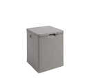 Toomax Art. 173 Aufbewahrungsbox für den Außenbereich, 90 l, Kunststoff, Taupe, Polyurethan, Taubengrau, 90L - cm 42,5x44x50h