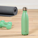 Blumtal Trinkflasche Charles - auslaufsicher, BPA-frei, stundenlange Isolation von Warm- und Kaltgetränken, 500ml, schwarz