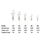 Frambay Premium Wirbel Set – 210 Stück – Hochwertige Angelwirbel in Box – Größen 2/4/5/6/8 - optimales Angelzubehör