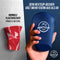 NEXTCUP Becher Set Made in Germany - 22 extra stabile und nachhaltige Hartplastik Becher [473ml - 16oz] – Spülmaschinengeeignet und Wiederverwendbar (Rot/Blau)