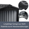 Juskys Metall Mähroboter Garage mit Satteldach - 86 × 98 × 63 cm - Sonnen- & Regenschutz für Rasenmäher — anthrazit - Rasenroboter Carport