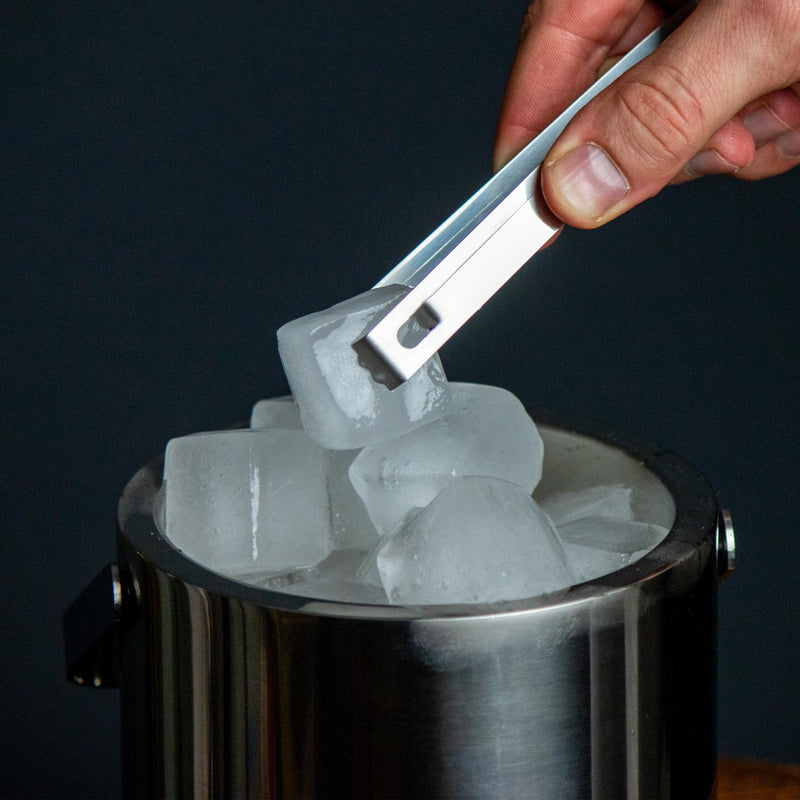Eiskübel | Eiseimer & Ice Bucket | Lacari ORIGINAL Eisbehälter für Eiswürfel | Für bis zu 30 Eiswürfel | Eiswürfelbehälter Edelstahl | Eiskübel mit Deckel, Inhalt 1,3 Liter | Cheers Club