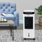 Juskys Klimagerät mobil mit Fernbedienung & Wasserkühlung - ohne Abluftschlauch — 65 W - 3 Geschwindigkeiten — 7L Wassertank Luftkühler Klimaanlage