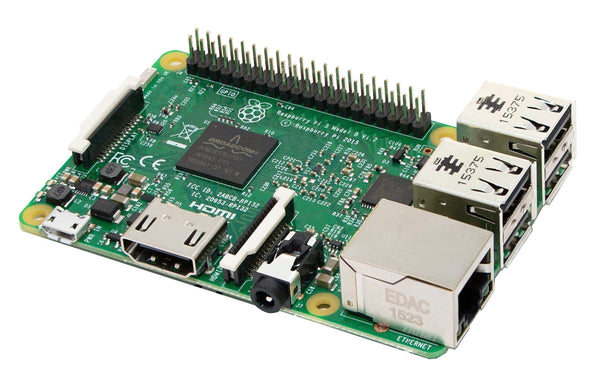 Raspberry Pi 3 Model B ARM-Cortex-A53 4x 1,2GHz, 1GB RAM, WLAN, Bluetooth, LAN, 4x USB