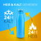 Vezato Trinkflasche Edelstahl - BPA-freie Isolierflasche 750 ml - Auslaufsichere Wasserflasche mit doppelter Isolierung - Thermosflasche spülmaschinenfest - Für Kohlensäure geeignet - Nachhaltig