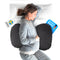 BabybeFun Schwangerschaftskissen [Platzsparend] Pregnancy Pillow für optimale Seitenlage mit Verstellbarer Größe für Schlafkomfort und gegen Rückenschmerzen | Schwarz