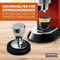 Tamper 51mm | Tamper in Silber | Lacari ORIGINAL Espresso Tamper | Edelstahl Kaffee Tamper mit Silikonmatte für Siebträger | Hochwertige Kaffeepresse für Siebträgermaschine | Espresso Stempel