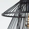 BRILLIANT Lampe, Hartland Pendelleuchte 35cm schwarz, 1x A60, E27, 25W, Kabel kürzbar/in der Höhe einstellbar
