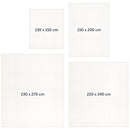 Blumtal Kuscheldecke aus Fleece - hochwertige Decke, Oeko-TEX® Zertifiziert in 150x200 cm, Kuscheldecke flauschig als Sofadecke, Tagesdecke oder Winterdecke, Off-White - weiß