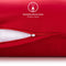 Blumtal Kissenbezug 40x40 cm (2er Set Kissenbezüge) - Rot - 100% Baumwoll-Jersey, Oeko-Tex Zertifiziert, Kissenhülle 40x40 - Jersey Kopfkissenbezug für Kissen 40x40 cm mit Reißverschluss