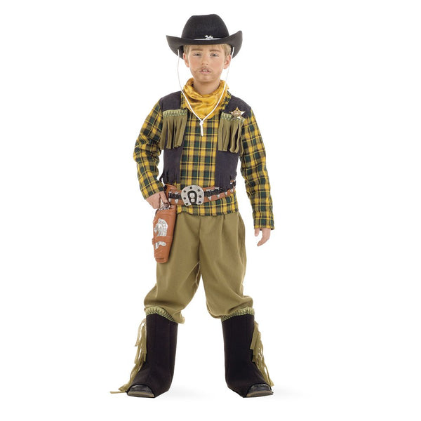 Limit Sport MI404 G.2 - Kinderkostüm Cowboy Junge 4-teilig (Hose-Stiefel-Tuch-Hemd mit Weste)