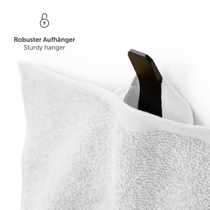 Blumtal Premium Frottier Handtücher Set mit Aufhängschlaufen - Baumwolle Oeko-TEX Zertifiziert, weich, saugstark - 24x Gästehandtücher (30x30 cm), Spicy Mustard (Gelb)