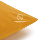 Blumtal Kissenbezug 40 x 80 cm (2er Set Kissenbezüge) - Gelb - 100% Baumwoll-Jersey, Oeko-Tex Zertifiziert, Kopfkissenbezug 40x80 - Jersey Kissenhülle für Kissen 40x80 cm mit Reißverschluss