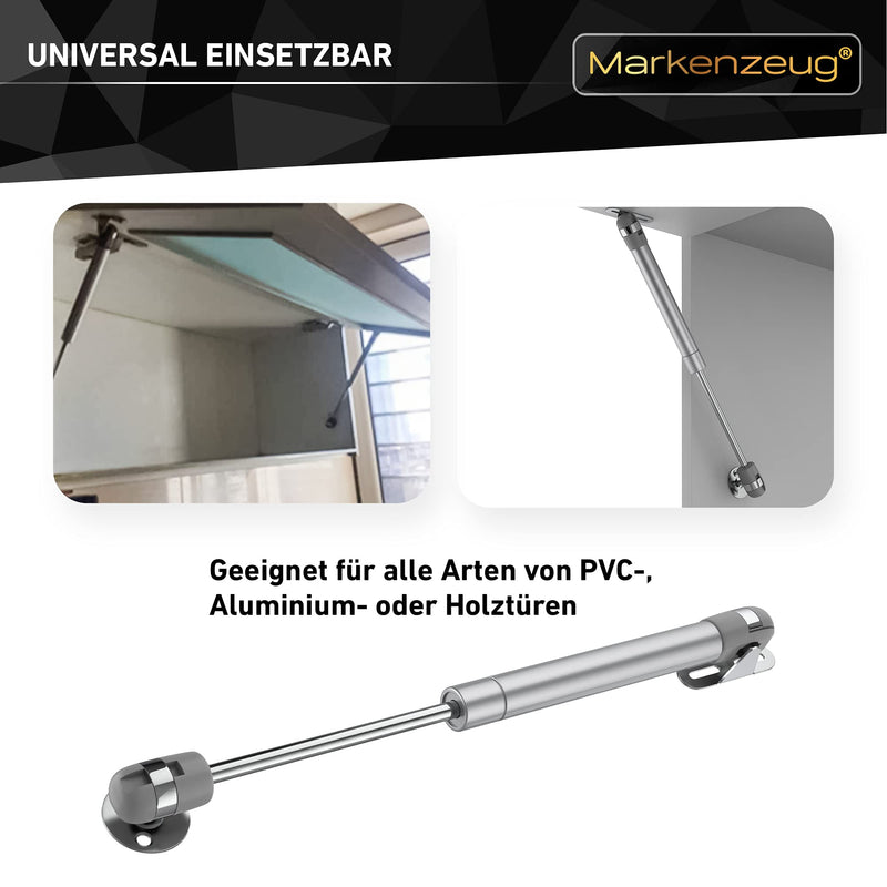 MARKENZEUG© 2x Premium Gasdruckfeder für Klappen I Gasdruckdämpfer