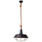 BRILLIANT Lampe Rope Pendelleuchte 47cm schwarz | 1x A60, E27, 60W, geeignet für Normallampen (nicht enthalten) | Für LED-Leuchtmittel geeignet