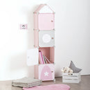 Kinder Aufbewahrungsboxen Colonne - rosa 34 × 139 cm - Rosa - Atmosphera créateur d'intérieur