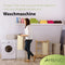AMBIAVO® Wäschekorb 2 Fächer [100% Baumwolle, Bambus, 60 l Volumen] | Wäschesammler für Schmutzwäsche | Wäschekorbsammler | Wäsche Sortiersystem | Wäschesortierer Holz | Wäschebox