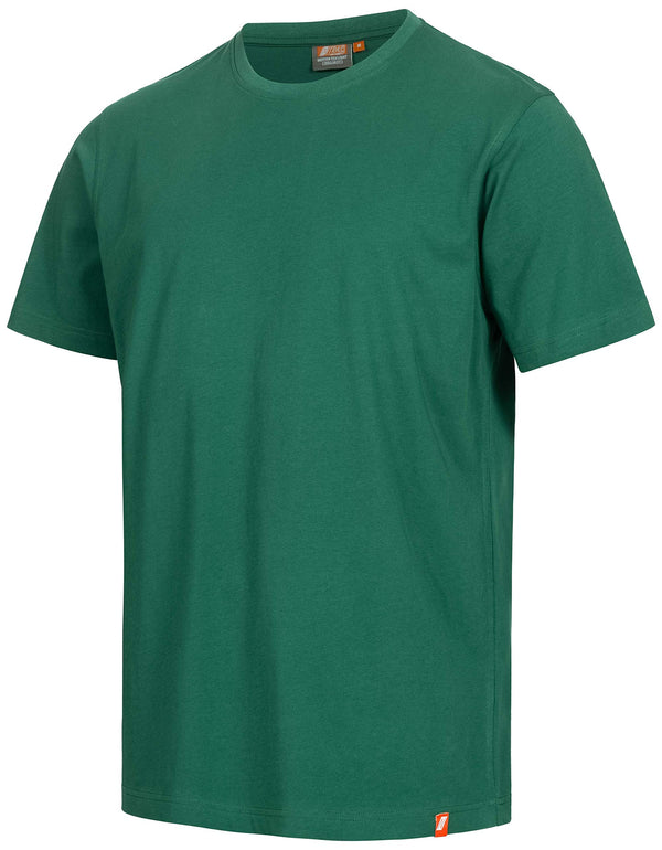 Nitras Motion TEX Light Arbeits-T-Shirt - Kurzarm-Hemd aus 100% Baumwolle - für die Arbeit - Grün - 3XL