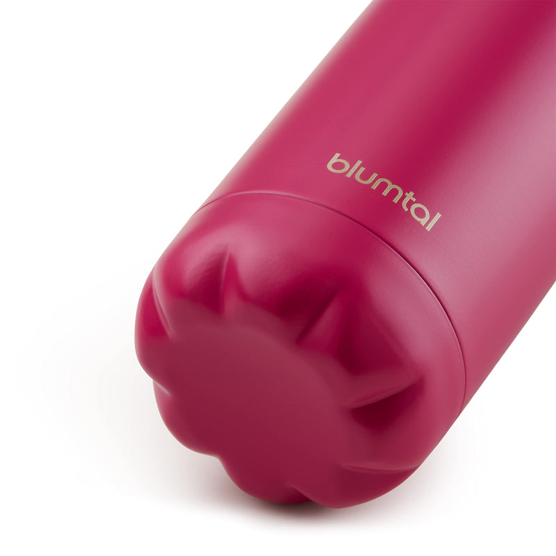 Blumtal Trinkflasche Charles - auslaufsicher, BPA-frei, stundenlange Isolation von Warm- und Kaltgetränken, 350ml, berry - pink
