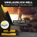 Luxari LED Baustrahler [60W & 5400LM] - Dimmbare Baulampe IP65 wasserdicht − 5m Kabel & Fernbedienung − Arbeitsleuchte LED Strahler − Energieklasse A+
