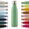 Blumtal Trinkflasche Charles - auslaufsicher, BPA-frei, stundenlange Isolation von Warm- und Kaltgetränken, 350ml, summer green - grün