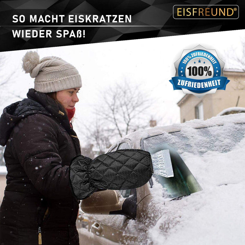 EISFREUND© Premium Eiskratzer mit Handschuh - Verbessertes Konzept 202 –