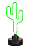 Neon Leuchte Kaktus, Höhe ca. 40 cm, 6W, mit 12V Adapter, im Geschenkkarton
