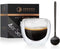 JODORA Design Espressogläser Doppelwandig 4 X 80ml