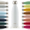 Blumtal Trinkflasche Charles - auslaufsicher, BPA-frei, stundenlange Isolation von Warm- und Kaltgetränken, 500ml, weiß