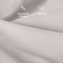Blumtal Kissenbezug 40 x 80 cm mit Hotelverschluss - 2er Set Kissenbezüge, Moonlight Grey, Kopfkissenbezug aus weichem Mikrofaser - waschbare Kissenhülle, Oeko-TEX Zertifiziert - für Kissen 40x80 cm