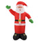 Juskys XXL Weihnachtsmann 250 cm aufblasbar & beleuchtet mit LED Beleuchtung, geräuscharmes Gebläse, IP44, Weihnachtsdeko groß für Außen Nikolaus Santa