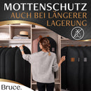 Bruce.® Premium Kleidersack | 120 x 60 cm | Hochwertige Kleiderhülle für Anzug, Jacke und Kleid | Atmungsaktive Anzugtasche für Reisen und Aufbewahrung