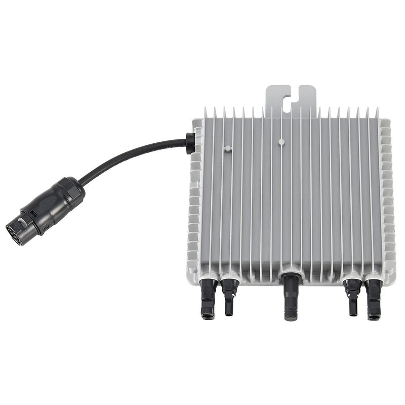Juskys 600 W Micro Wechselrichter Deye SUN-M80G3-EU-Q0 für 2 Solar-Module - Balkonkraftwerk mit WLAN und App - Mikrowechselrichter mit IP67 Alu-Gehäuse