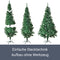 Juskys Weihnachtsbaum 210 cm künstlich mit Ständer, naturgetreue Zweige, einfache Stecktechnik, Tannenbaum Christbaum Weihnachtsdeko Innen